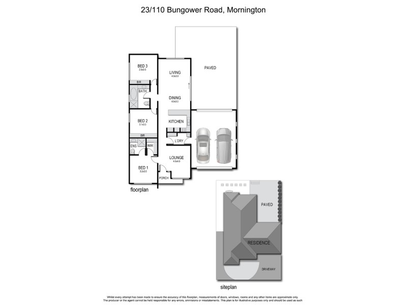 23/110 Bungower Road, Mornington VIC 3931 Floorplan