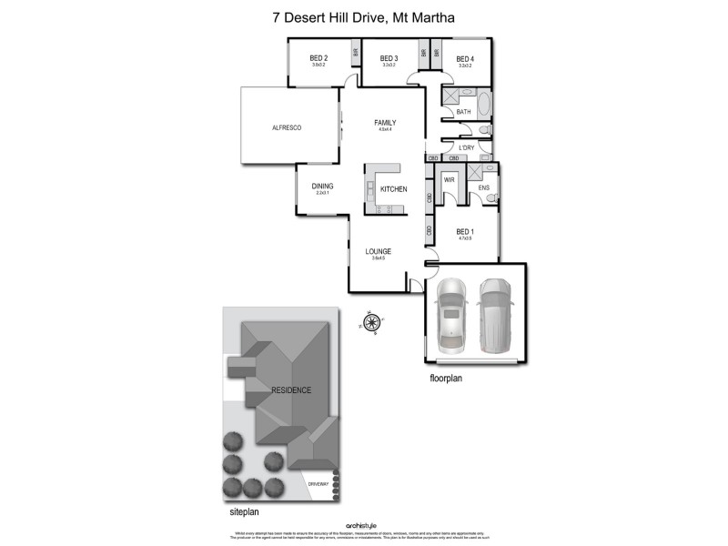 7 Desert Hill Drive, Mount Martha VIC 3934 Floorplan