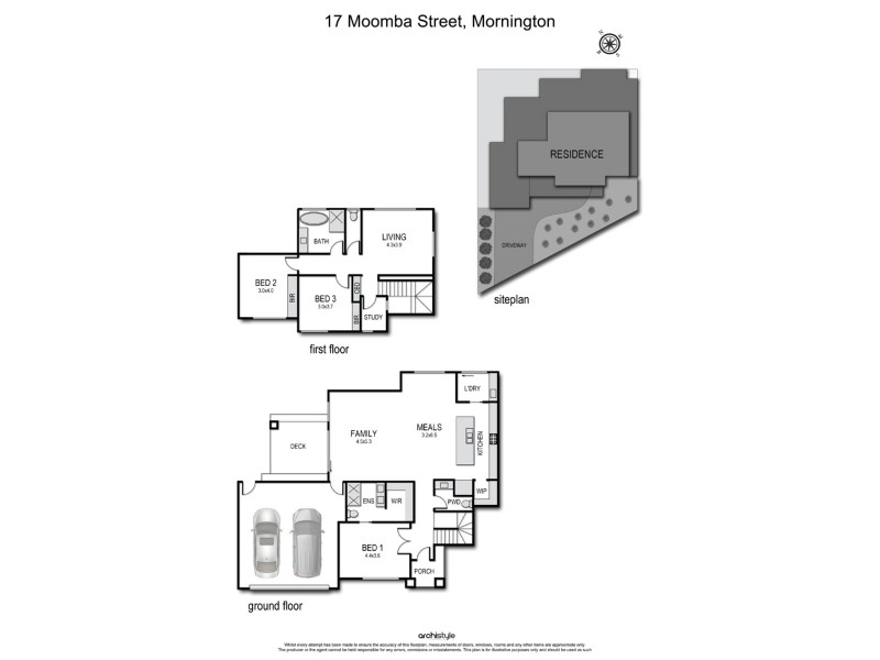 17 Moomba Street, Mornington VIC 3931 Floorplan