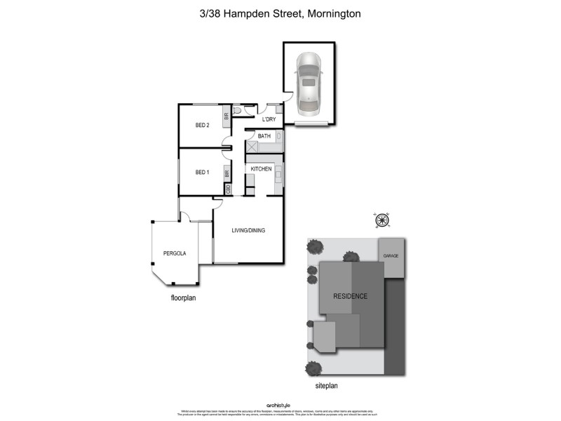 3/38 Hampden Street, Mornington VIC 3931 Floorplan