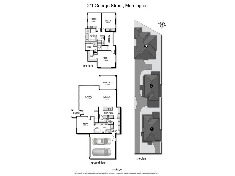 2/1 George Street, Mornington VIC 3931 Floorplan