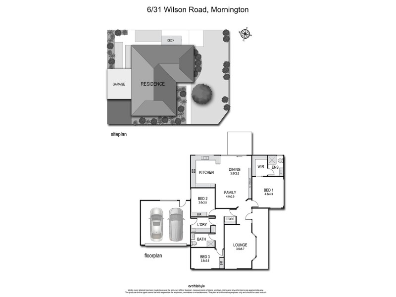 6/31 Wilsons Road, Mornington VIC 3931 Floorplan