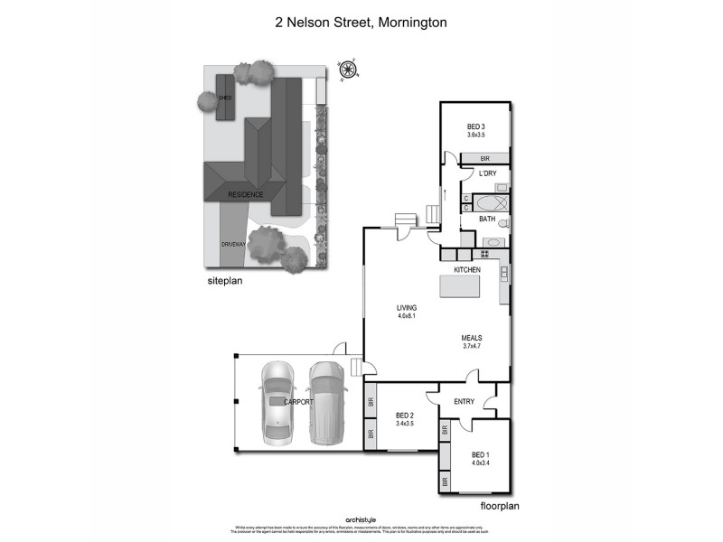 2 Nelson Street, Mornington VIC 3931 Floorplan