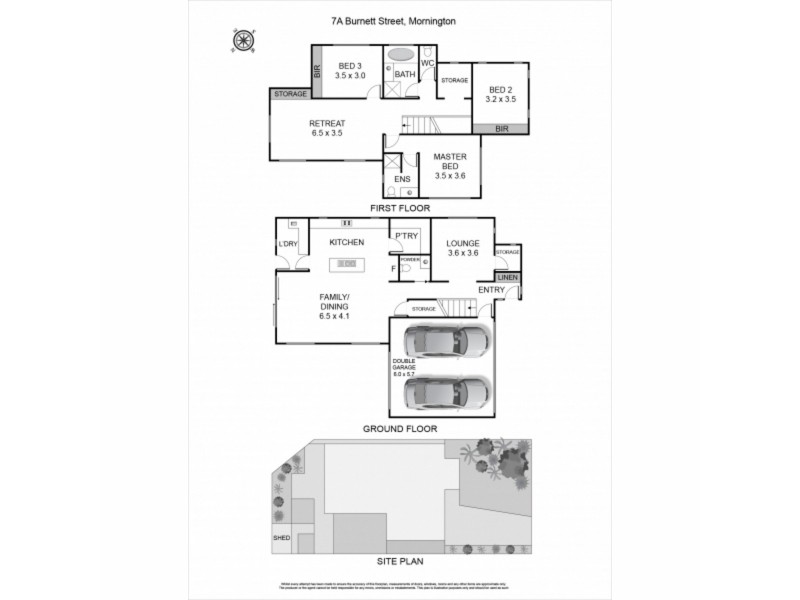 7 Burnett Street, Mornington VIC 3931 Floorplan