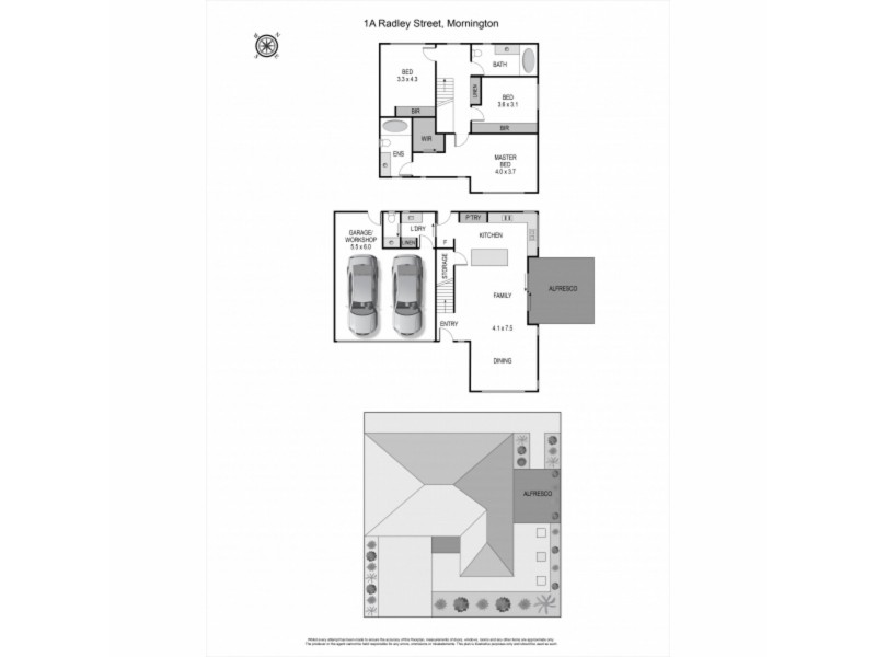 1A Radley Street, Mornington VIC 3931 Floorplan