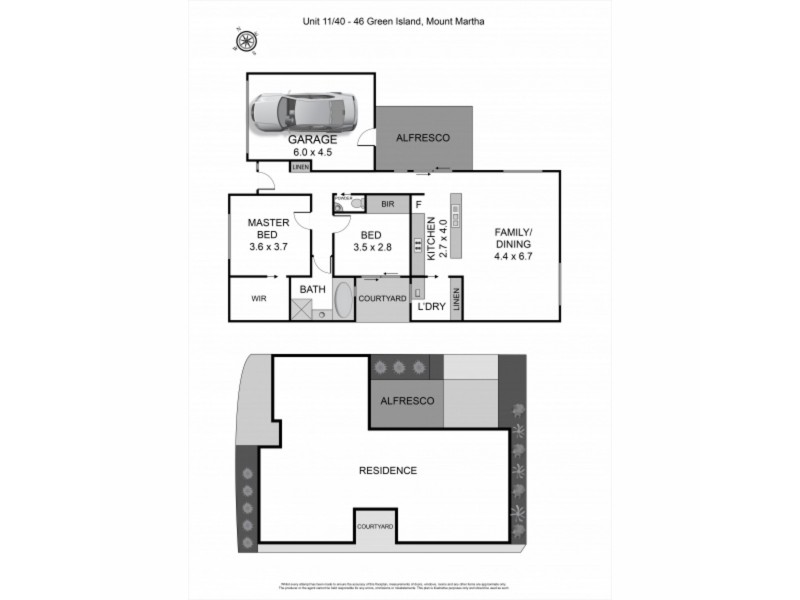 11/40-46 Green Island Avenue, Mount Martha VIC 3934 Floorplan