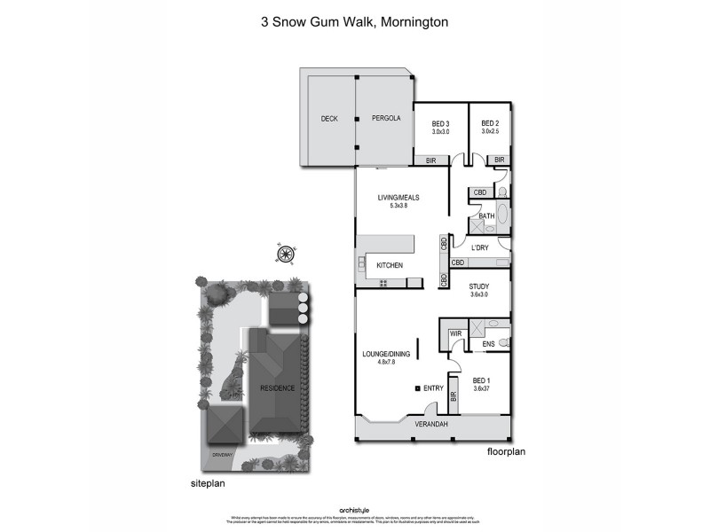3 Snow Gum Walk, Mornington VIC 3931 Floorplan