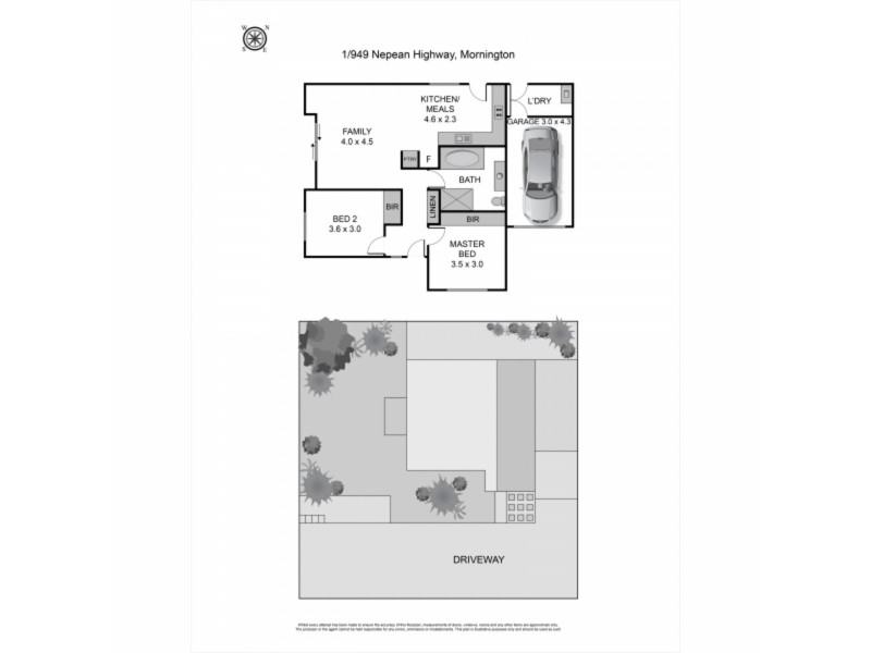 1/949 Nepean Highway, Mornington VIC 3931 Floorplan