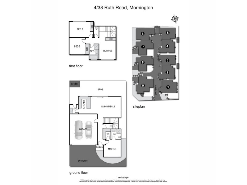 4/38 Ruth Road, Mornington VIC 3931 Floorplan