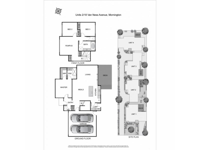 2/18 Van Ness Avenue, Mornington VIC 3931 Floorplan