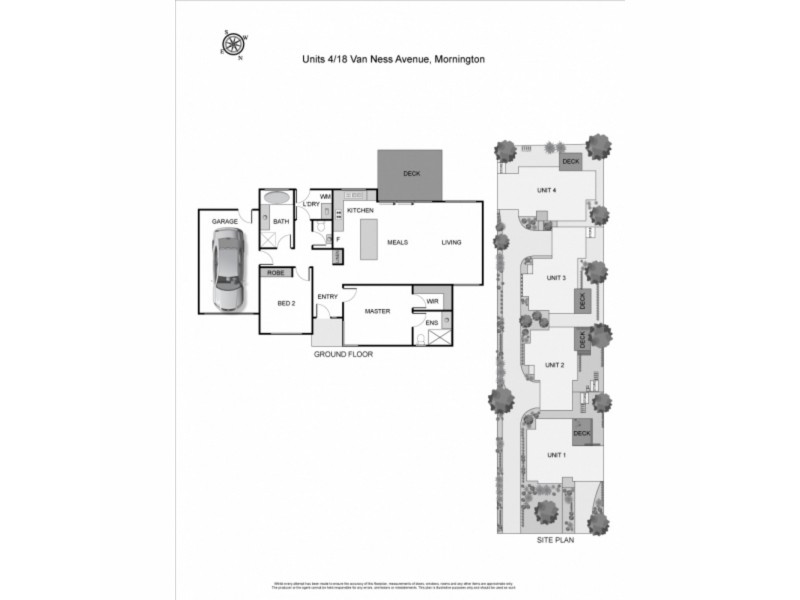 4/18 Van Ness Avenue, Mornington VIC 3931 Floorplan