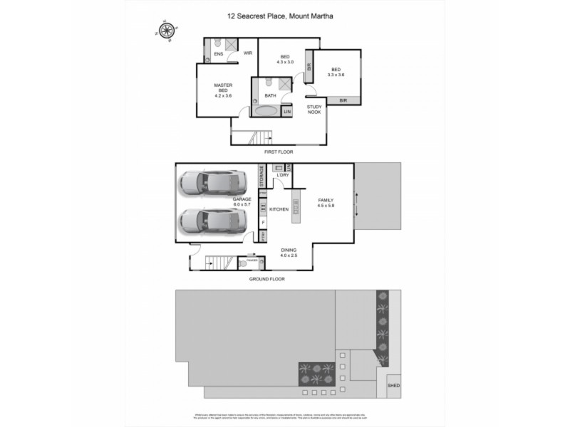 12 Seacrest Place, Mount Martha VIC 3934 Floorplan