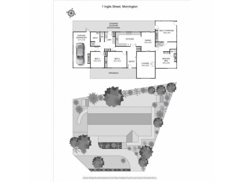1 Inglis Street, Mornington VIC 3931 Floorplan