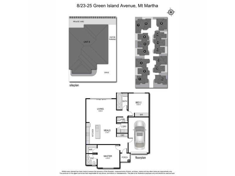 8/23-25 Green Island Avenue, Mount Martha VIC 3934 Floorplan