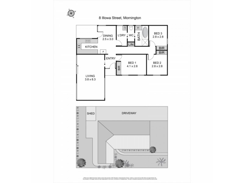 8 Illowa Street, Mornington VIC 3931 Floorplan