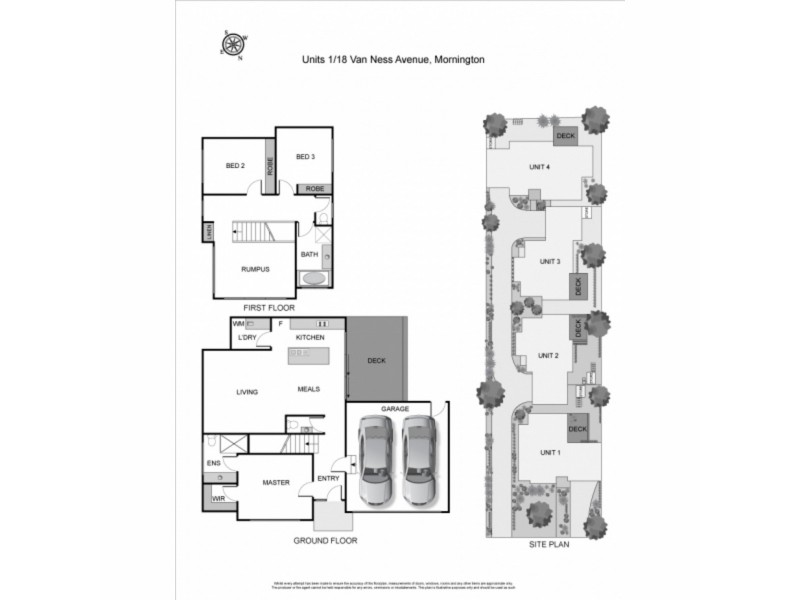 1/18 Van Ness Avenue, Mornington VIC 3931 Floorplan