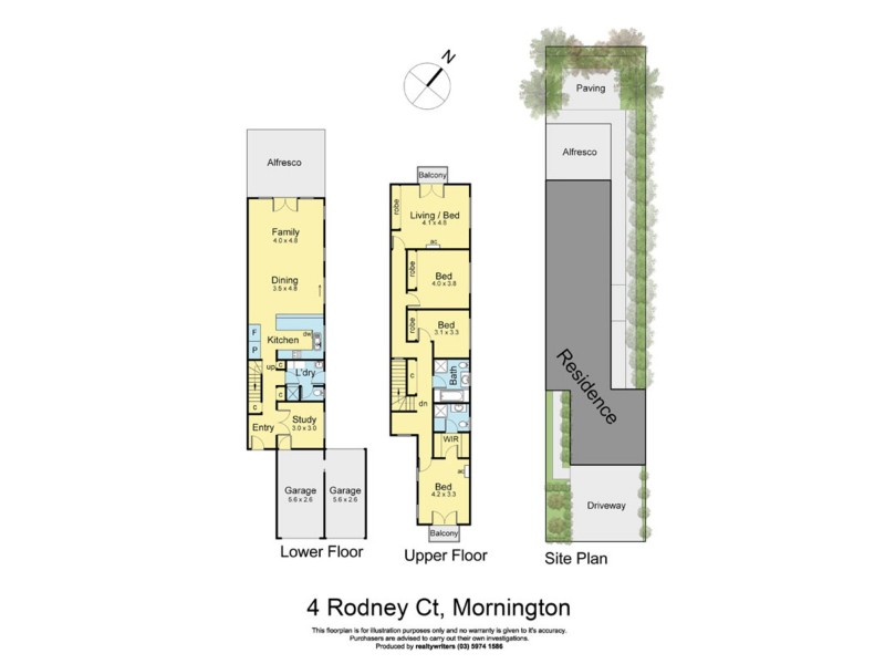 4 Rodney Court, Mornington VIC 3931 Floorplan
