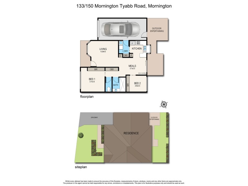 133/150 Mornington Tyabb Road, Mornington VIC 3931 Floorplan