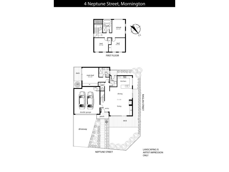 4 Neptune Street, Mornington VIC 3931 Floorplan