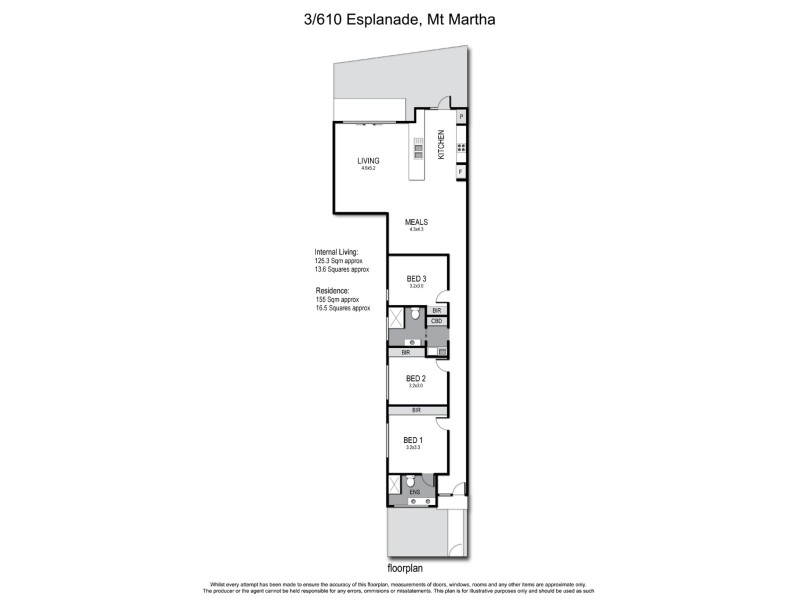 3/1 Bay Vista Close, Mount Martha VIC 3934 Floorplan