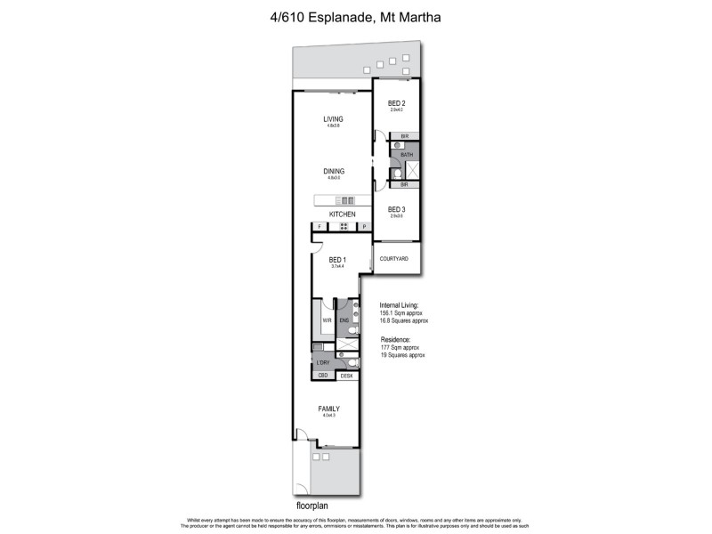 4/1 Bay Vista Close, Mount Martha VIC 3934 Floorplan