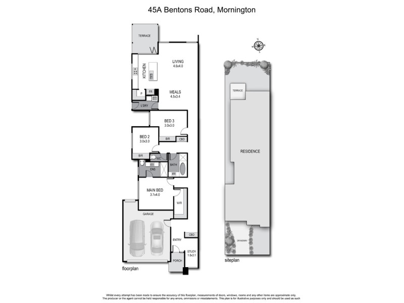 45A Bentons Road, Mornington VIC 3931 Floorplan