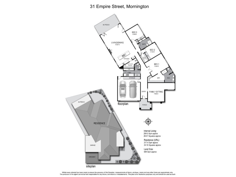 31 Empire Street, Mornington VIC 3931 Floorplan