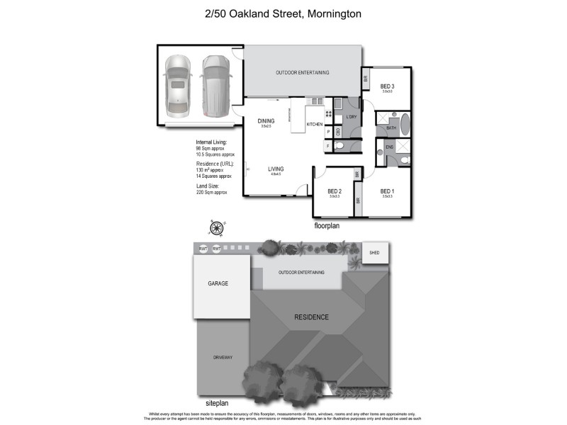 2/50 Oakland Street, Mornington VIC 3931 Floorplan