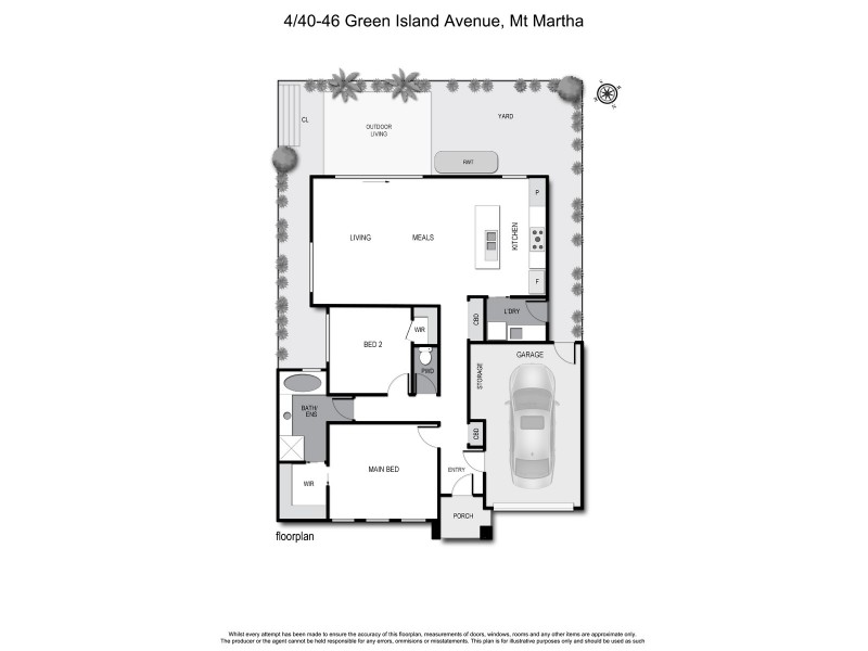 4/40-46 Green Island Avenue, Mount Martha VIC 3934 Floorplan