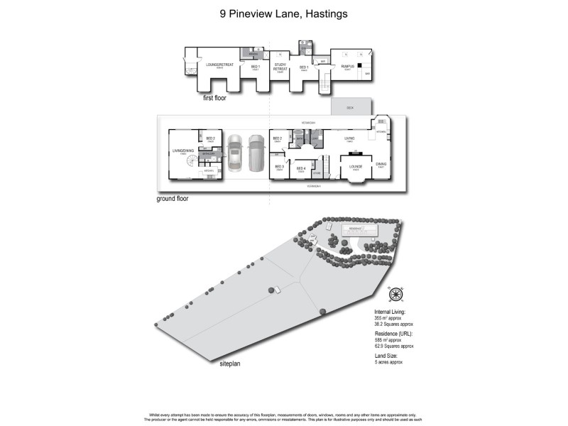 6 Pineview Lane, Hastings VIC 3915 Floorplan