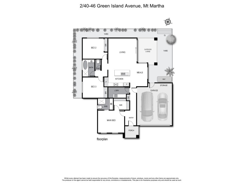 2/40-46 Green Island Avenue, Mount Martha VIC 3934 Floorplan