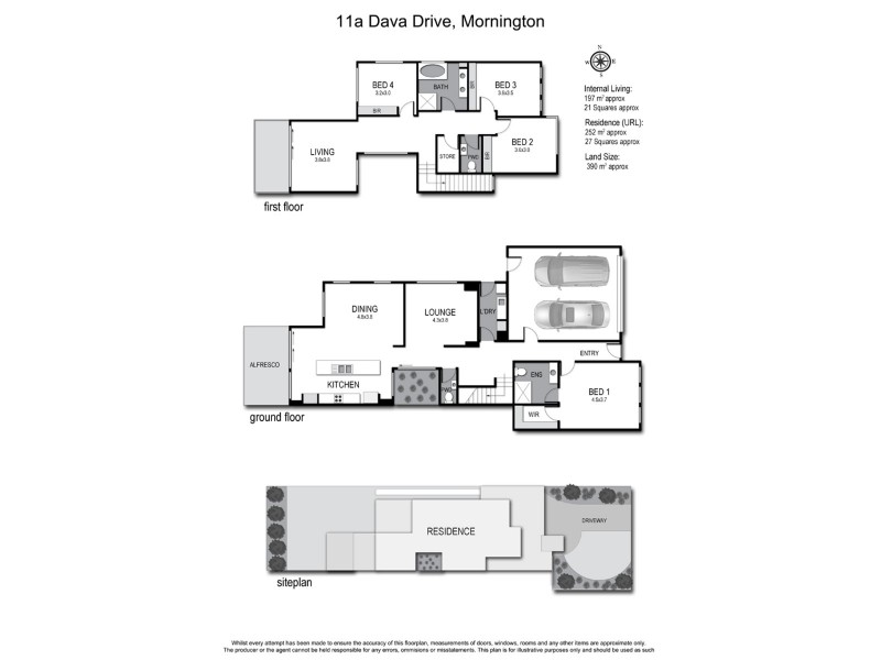 2/11 Dava Drive, Mornington VIC 3931 Floorplan
