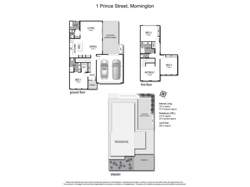 1 Prince Street, Mornington VIC 3931 Floorplan