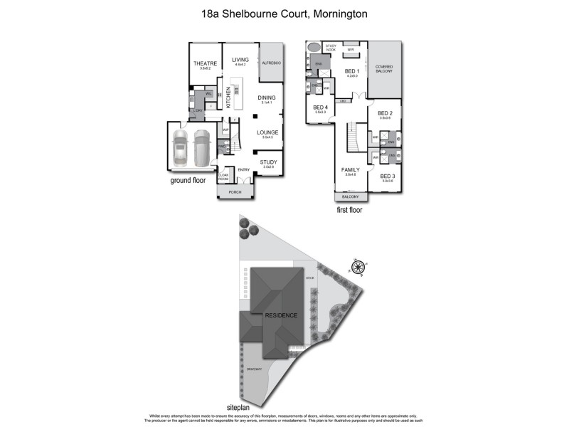 18A Shelbourne Court, Mornington VIC 3931 Floorplan