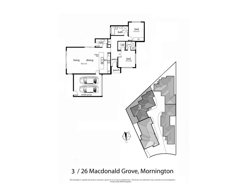 3C/26 MacDonald Grove, Mornington VIC 3931 Floorplan