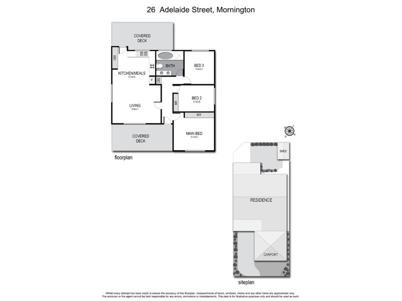 26 Adelaide Street, Mornington VIC 3931 Floorplan