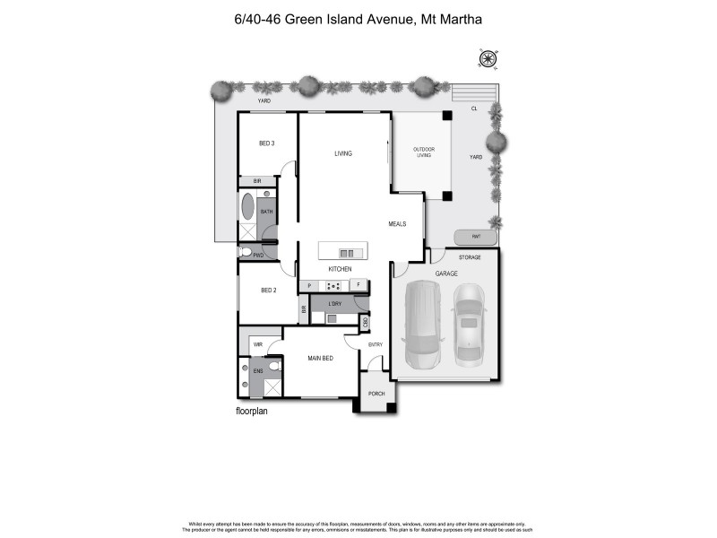 6/40-46 Green Island Avenue, Mount Martha VIC 3934 Floorplan