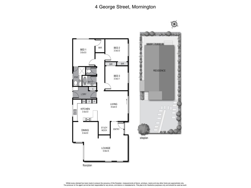 4 George Street, Mornington VIC 3931 Floorplan