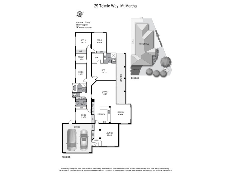 29 Tolmie Way, Mount Martha VIC 3934 Floorplan