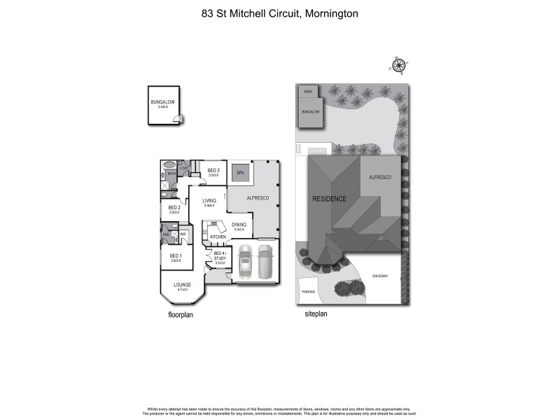 83 St Mitchell Circuit, Mornington VIC 3931 Floorplan