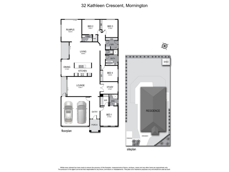 32 Kathleen Crescent, Mornington VIC 3931 Floorplan