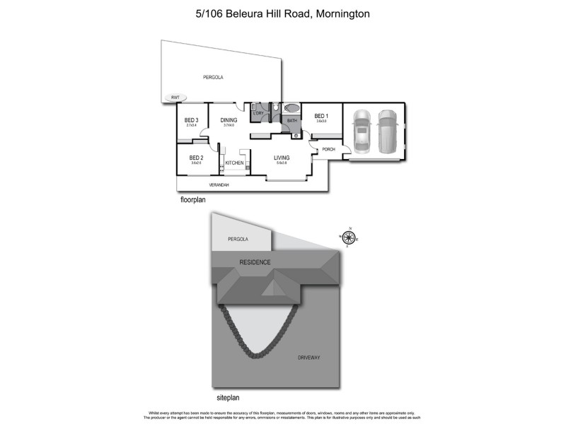 5/106 Beleura Hill Road, Mornington VIC 3931 Floorplan