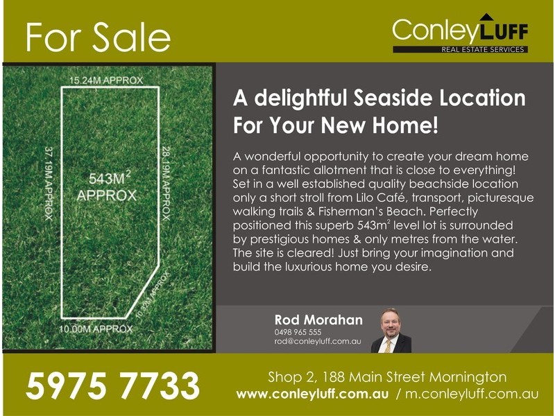 Lot 1, 15 Yacht Court, Mornington VIC 3931