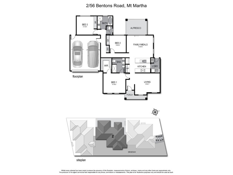 2/56 Bentons Road, Mount Martha VIC 3934 Floorplan