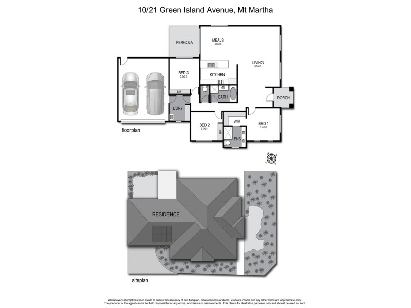 10/21 Green Island Avenue, Mount Martha VIC 3934 Floorplan