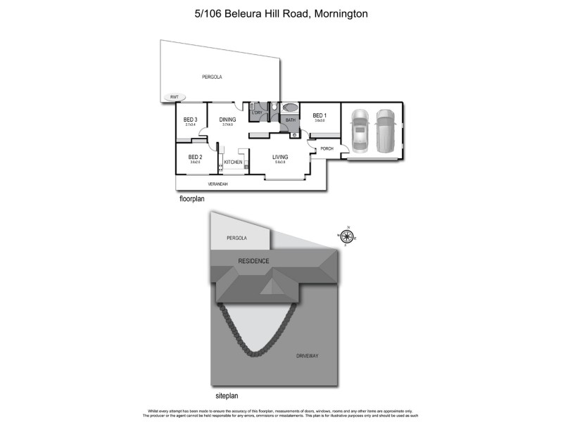 5/106 Beleura Hill Road, Mornington VIC 3931 Floorplan