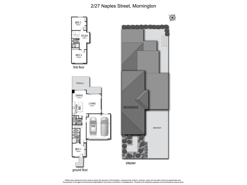2/27 Naples Street, Mornington VIC 3931 Floorplan