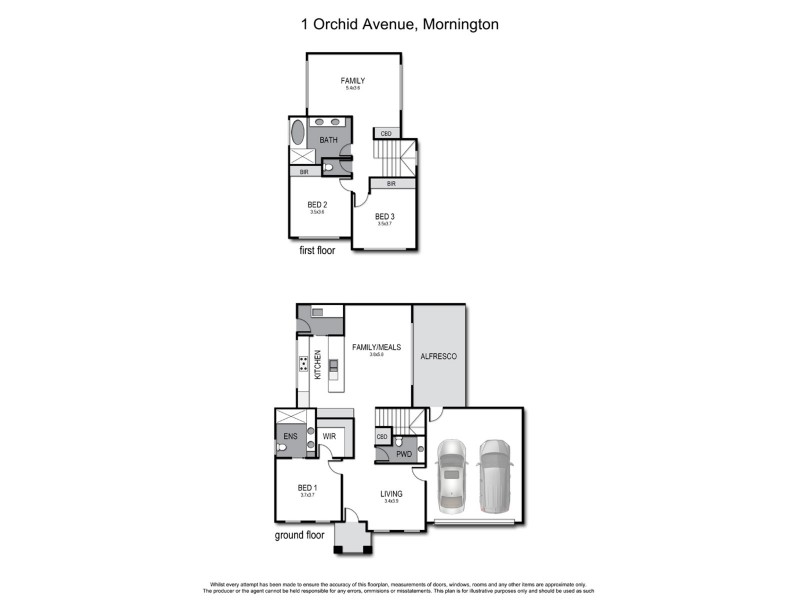 1 Orchid Avenue, Mornington VIC 3931 Floorplan