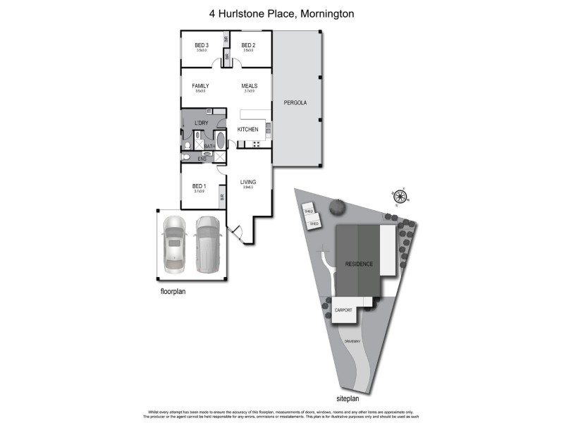 4 Hurlstone Place, Mornington VIC 3931 Floorplan