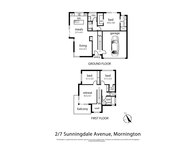 7 Sunningdale Avenue, Mornington VIC 3931 Floorplan